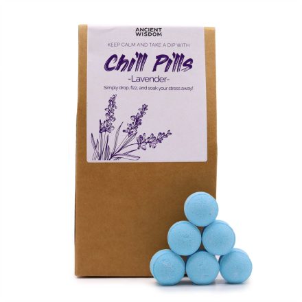 Levendula - Chill Pills Pezsgő Fürdőtabletta csomag 350g