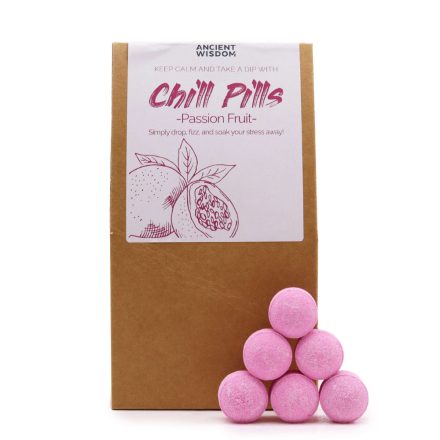 Marakuja - Chill Pills Pezsgő Fürdőtabletta csomag 350g